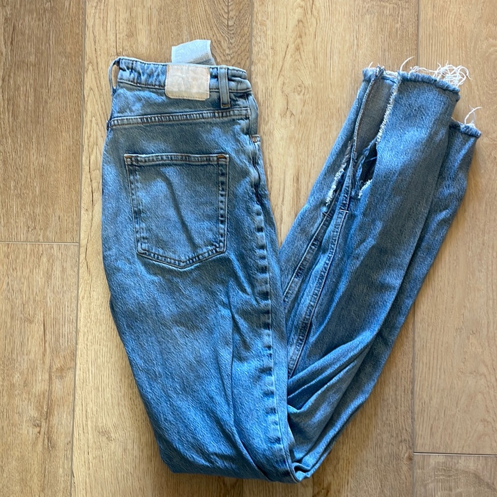 Zara Split Seam Jeans